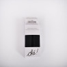 SACHET DE 6 / RUBAN ACCROCHANT A COUDRE NOIR 20MM. * 60 CM.
